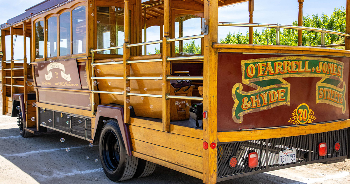 Explore Napa Valley Aboard Authentic San Francisco Cable Cars